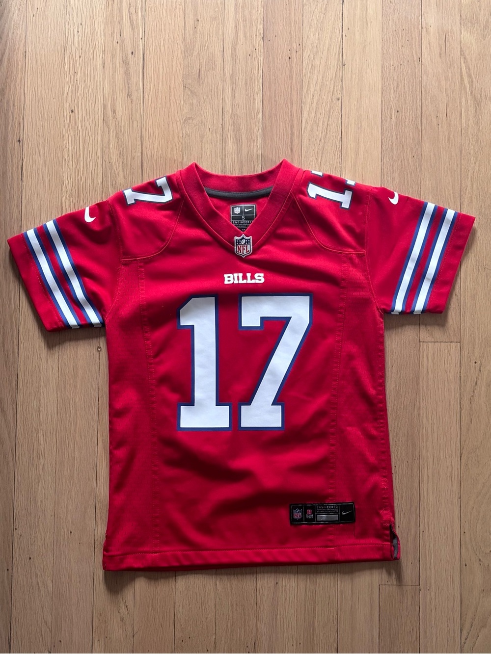 Nike NFL Kids' Josh Allen Buffalo Bills #17 Buffalo Bills Jersey, Red